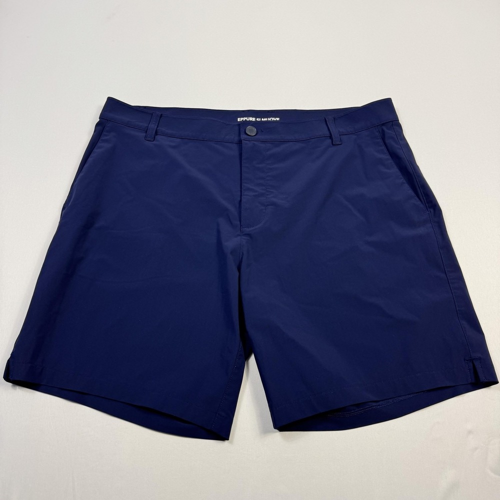Rhone Shorts Mens‎ 36 Navy Blue Performance Golf Chino Stretch Lightweight